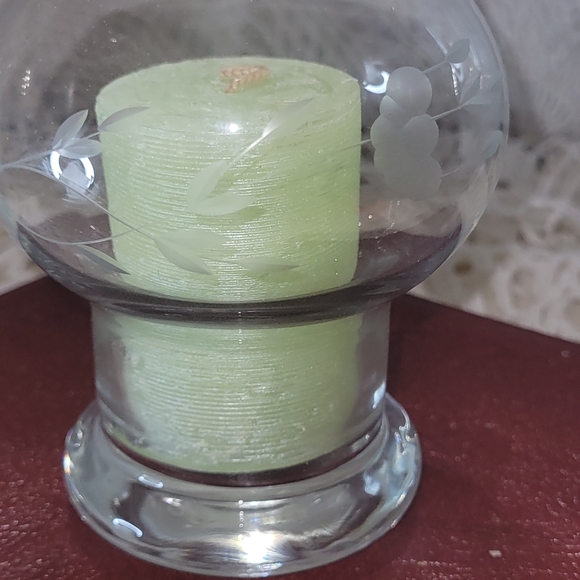 Princess House Votive Tea lite Holder, 4" H, Candle Inc. Choise of 2 colors - Picture 2 of 8